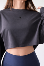 Poleron Crop Mujer