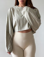 Poleron Crop Mujer
