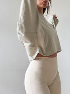 Poleron Crop Mujer