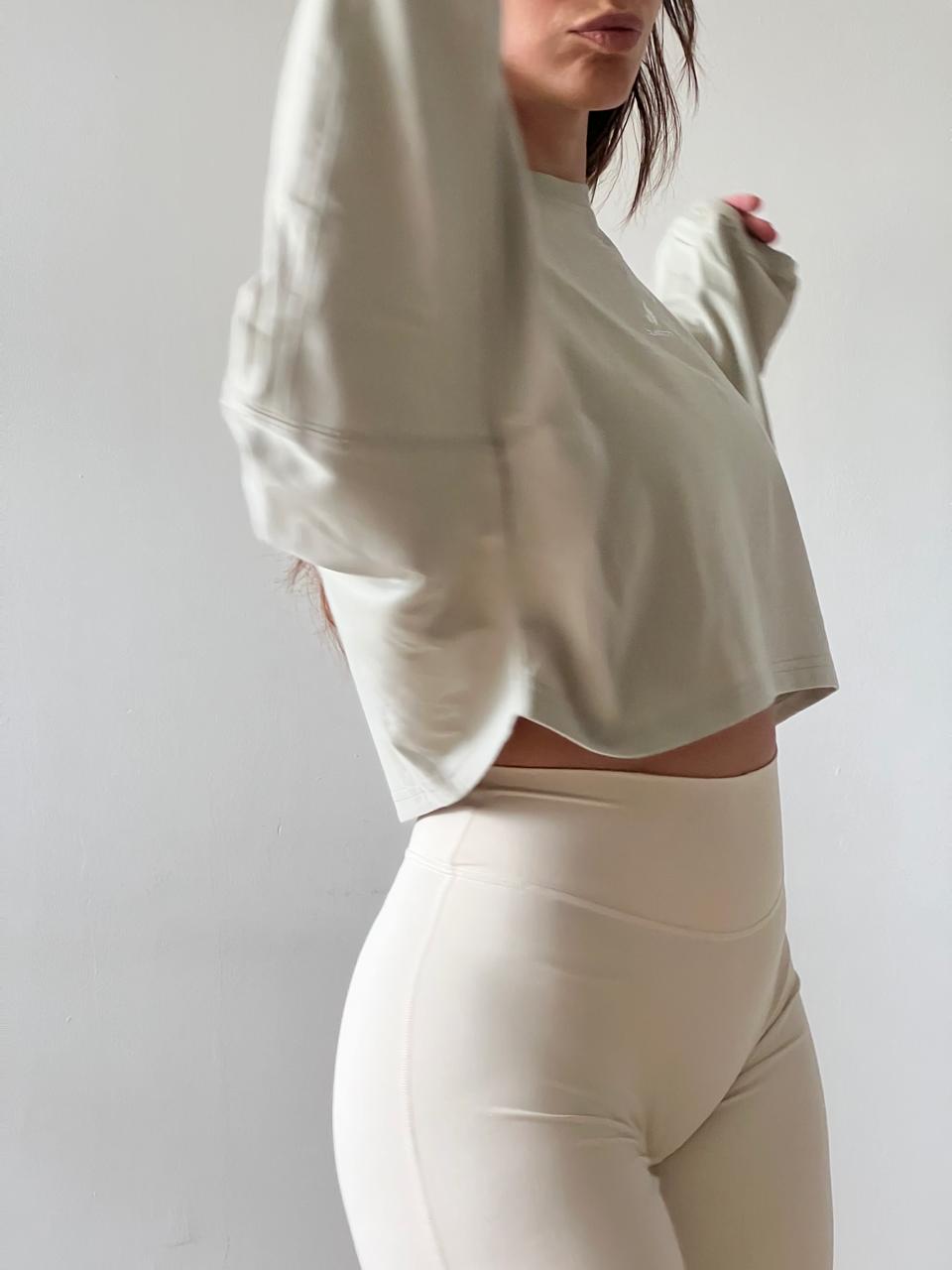 Poleron Crop Mujer