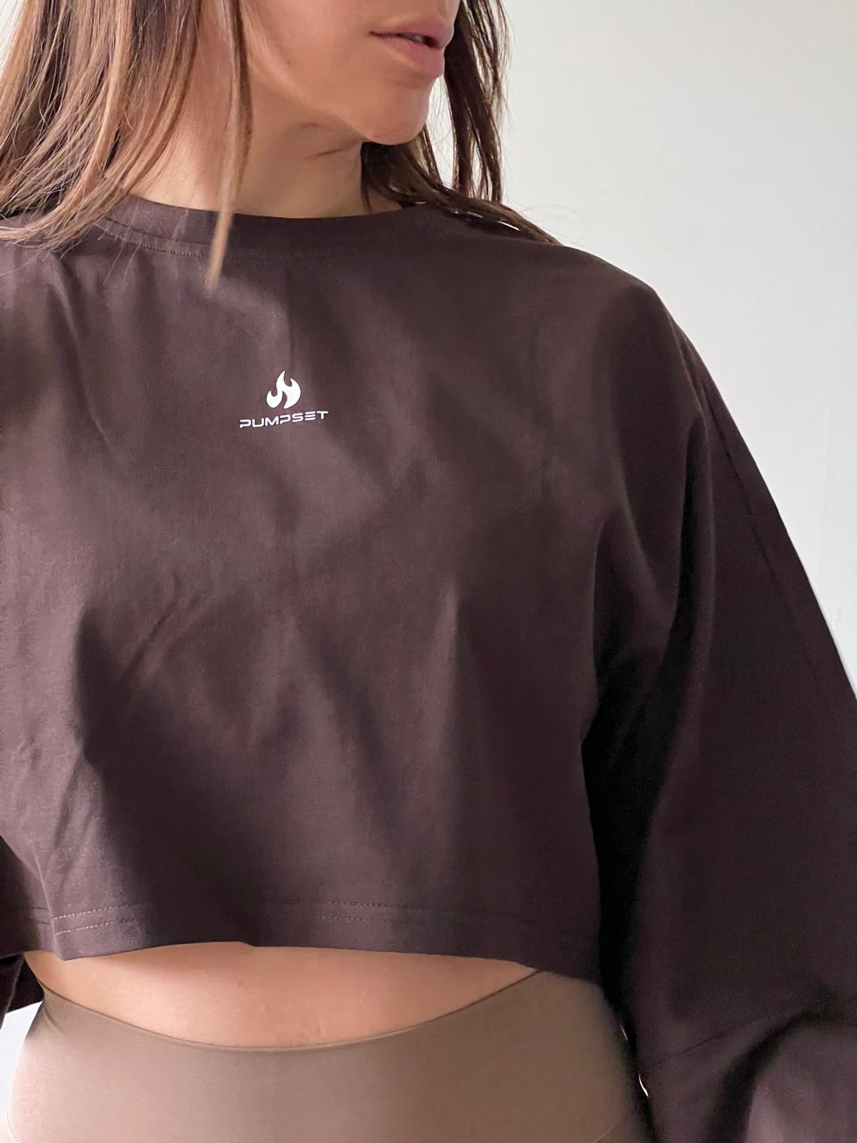 Poleron Crop Mujer