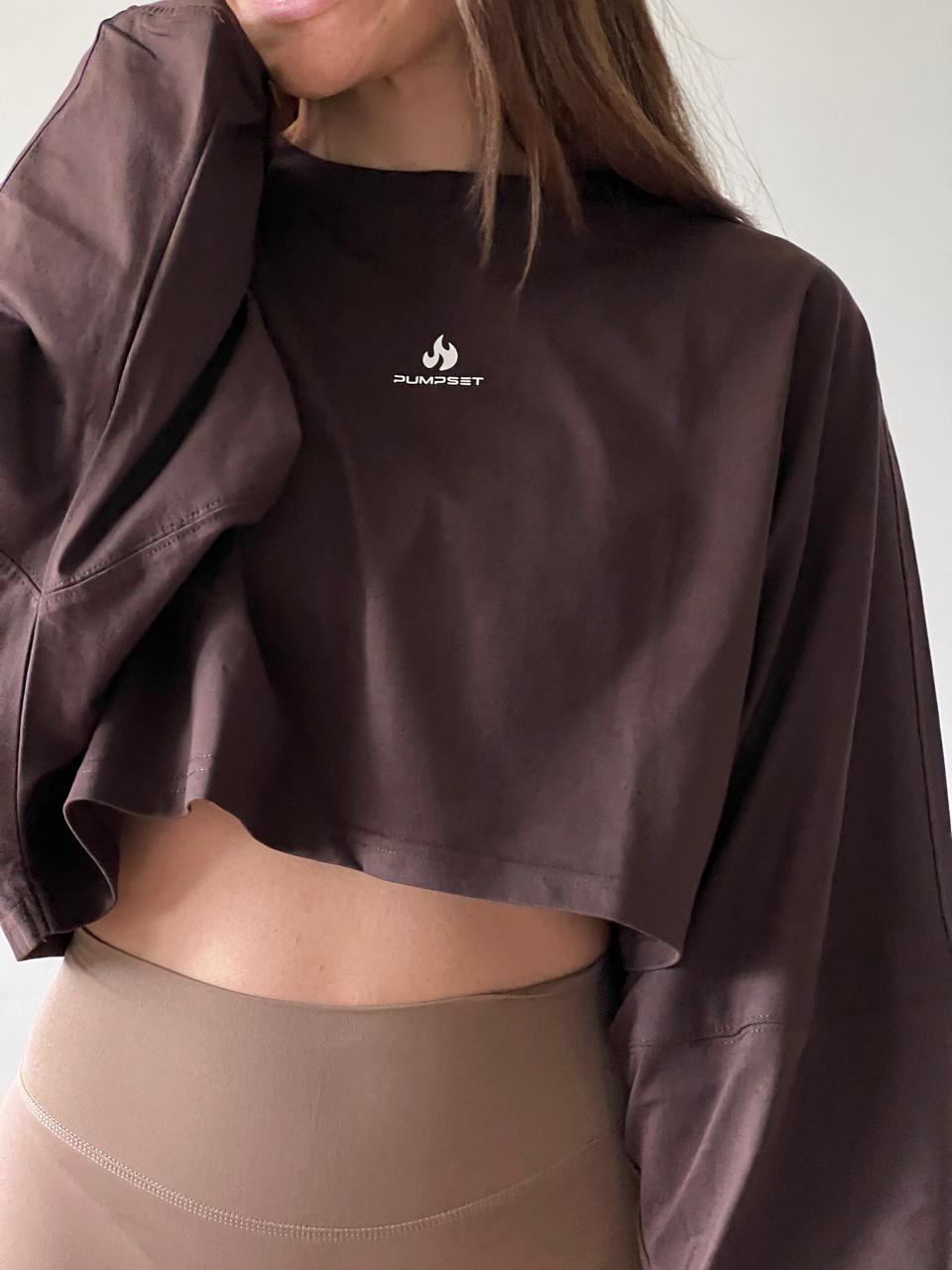 Poleron Crop Mujer